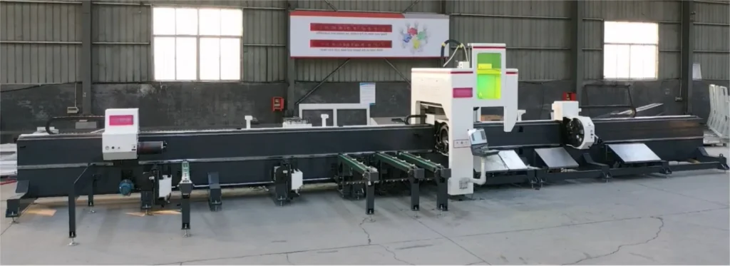 Automatische Rohrlaseranlage für Rohre und Profile in der Lohnfertigung